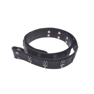 クロムハーツ(Chrome Hearts)のCHROME HEARTS クロムハーツ ベルト STRAP No5 DGGR #5ダガーローデット バックル シルバー 中古 59501(ベルト)