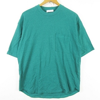ユナイテッドアローズグリーンレーベルリラクシング(UNITED ARROWS green label relaxing)のgreen label relaxing Tシャツ カットソー グリーン(Tシャツ(半袖/袖なし))