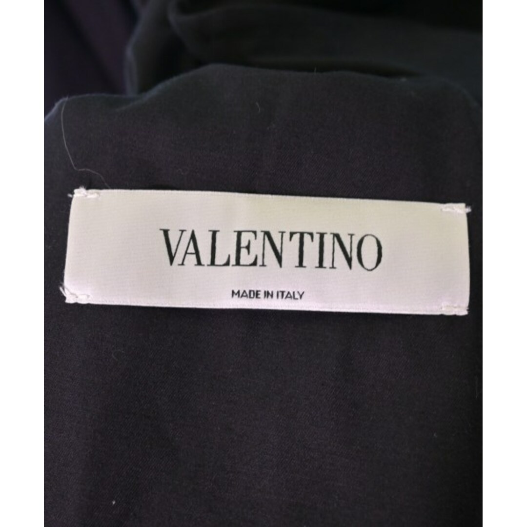 VALENTINO(ヴァレンティノ)のVALENTINO ヴァレンティノ ステンカラーコート 46(M位) 黒 【古着】【中古】 メンズのジャケット/アウター(ステンカラーコート)の商品写真