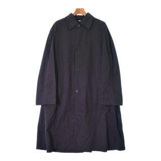 VALENTINO - VALENTINO ヴァレンティノ ステンカラーコート 46(M位) 黒 【古着】【中古】