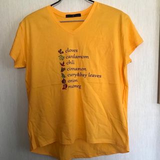 ジョンブル(JOHNBULL)のJOHNBULL ジョンブル ZC472XIA ハーブ刺繍 Tシャツ フリー(Tシャツ(半袖/袖なし))