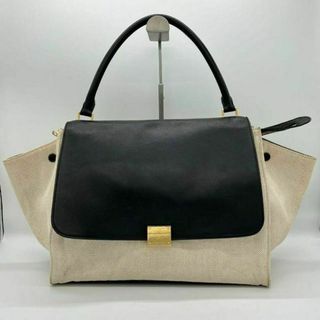 セリーヌ(celine)の✨美品✨CELINE セリーヌ トラペーズ ハンドバッグ キャンバス ベージュセ(トートバッグ)