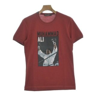 ドルチェアンドガッバーナ(DOLCE&GABBANA)のDOLCE&GABBANA Tシャツ・カットソー 46(M位) 赤等 【古着】【中古】(Tシャツ/カットソー(半袖/袖なし))