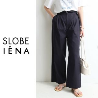 スローブイエナ(SLOBE IENA)のSLOBE IENA ベルテッドタックパンツ(カジュアルパンツ)