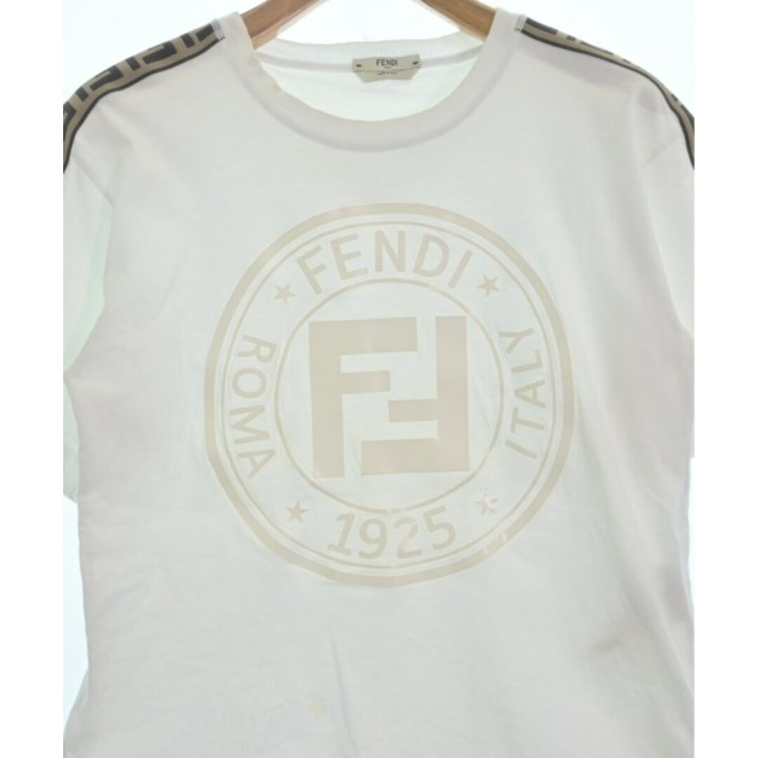 FENDI(フェンディ)のFENDI フェンディ Tシャツ・カットソー 36(XS位) 白 【古着】【中古】 メンズのトップス(Tシャツ/カットソー(半袖/袖なし))の商品写真