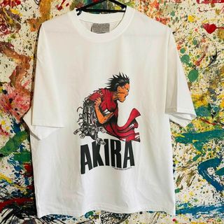 アキラ リプリント Tシャツ 半袖 メンズ 新品 個性的 白(Tシャツ/カットソー(半袖/袖なし))