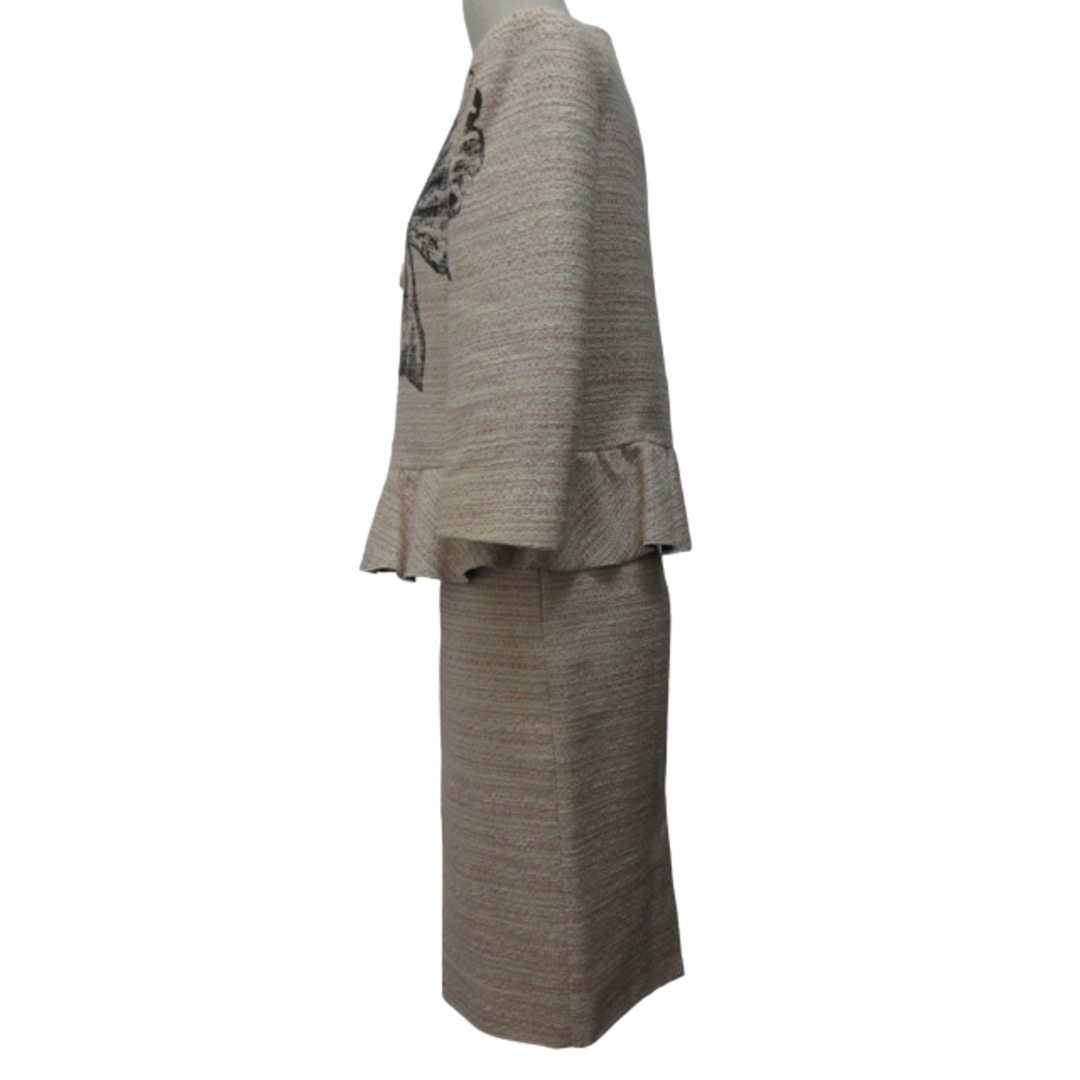 レッド ヴァレンティノ セットアップ スーツ ペプラムジャケット 七分袖 レディースのフォーマル/ドレス(スーツ)の商品写真