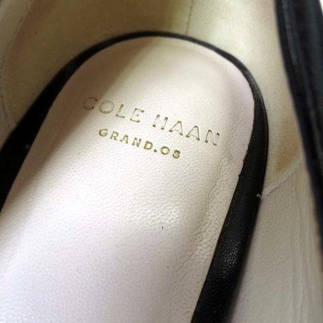 Cole Haan(コールハーン)のコールハーン パンプス ハイヒール レザー 6.5 B 黒 グレー 23.5cm レディースの靴/シューズ(ハイヒール/パンプス)の商品写真