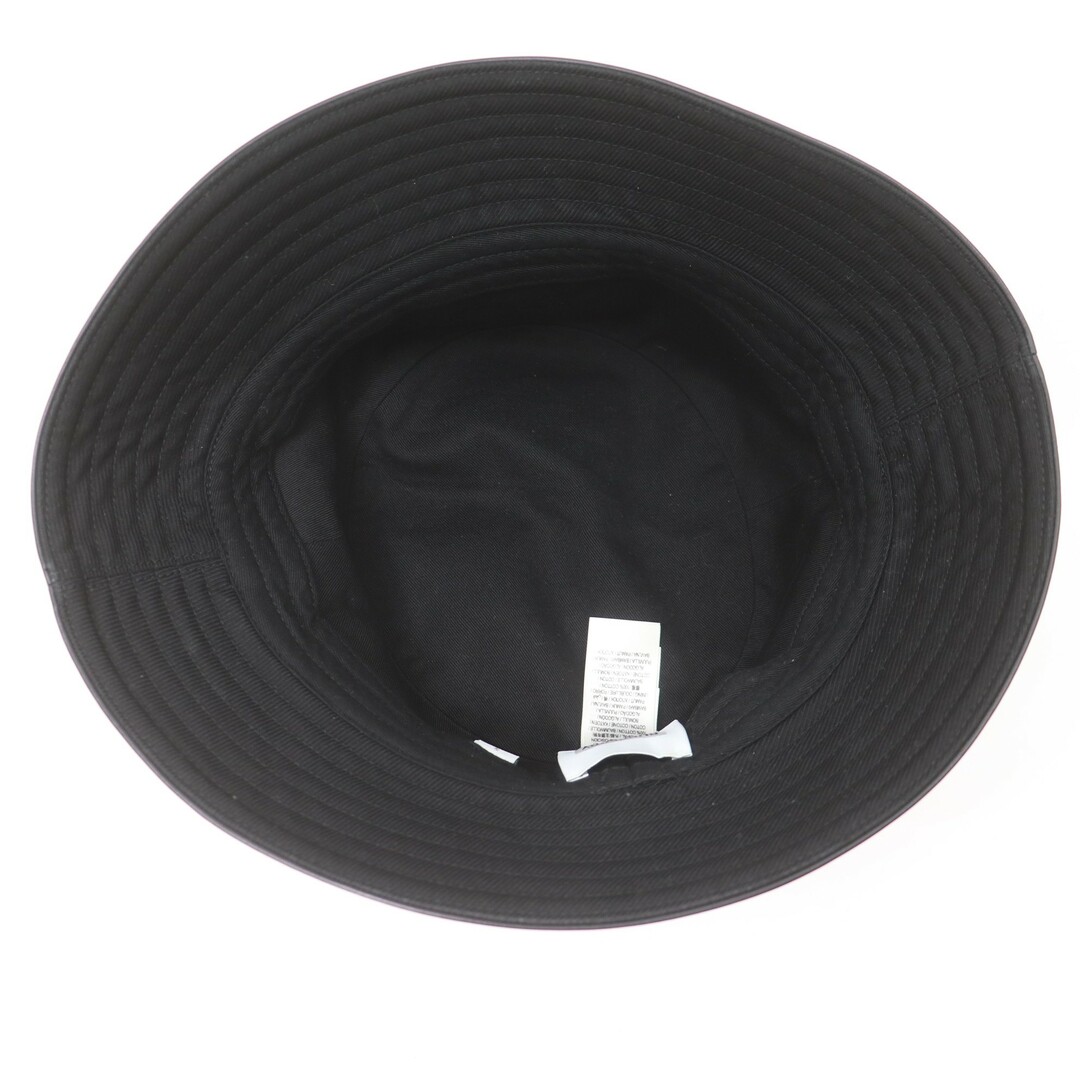 BURBERRY(バーバリー)のITHRCV7M27UO バーバリー ホースフェリー バケットハット 8053474 キャンバス ブラック ロゴ 刺繍 レディース サイズ L レディースの帽子(ハット)の商品写真