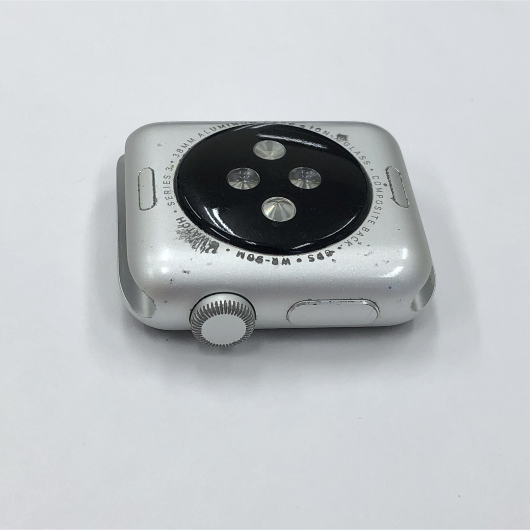 Apple Watch(アップルウォッチ)のAppleWatch シリーズ3 シルバー 38mm アップル スマートウォッチ スマホ/家電/カメラのスマートフォン/携帯電話(その他)の商品写真
