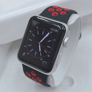 アップルウォッチ(Apple Watch)のAppleWatch シリーズ3 シルバー 38mm アップル スマートウォッチ(その他)