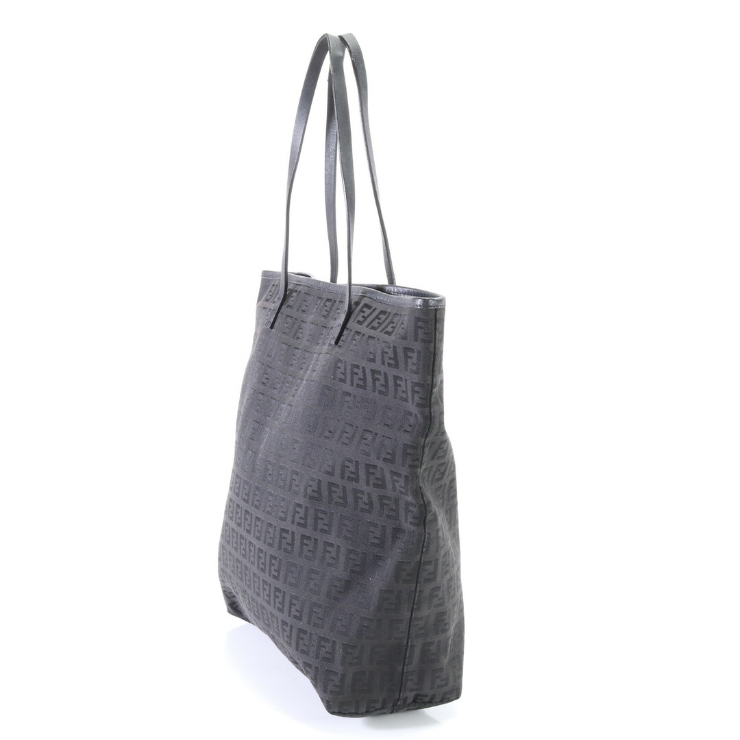 FENDI(フェンディ)の極美品 フェンディ ズッキーノ トート バッグ ショルダー ビジネス 通勤 書類鞄 本革 ブラック 黒 メンズ HHM S5-1 メンズのバッグ(トートバッグ)の商品写真