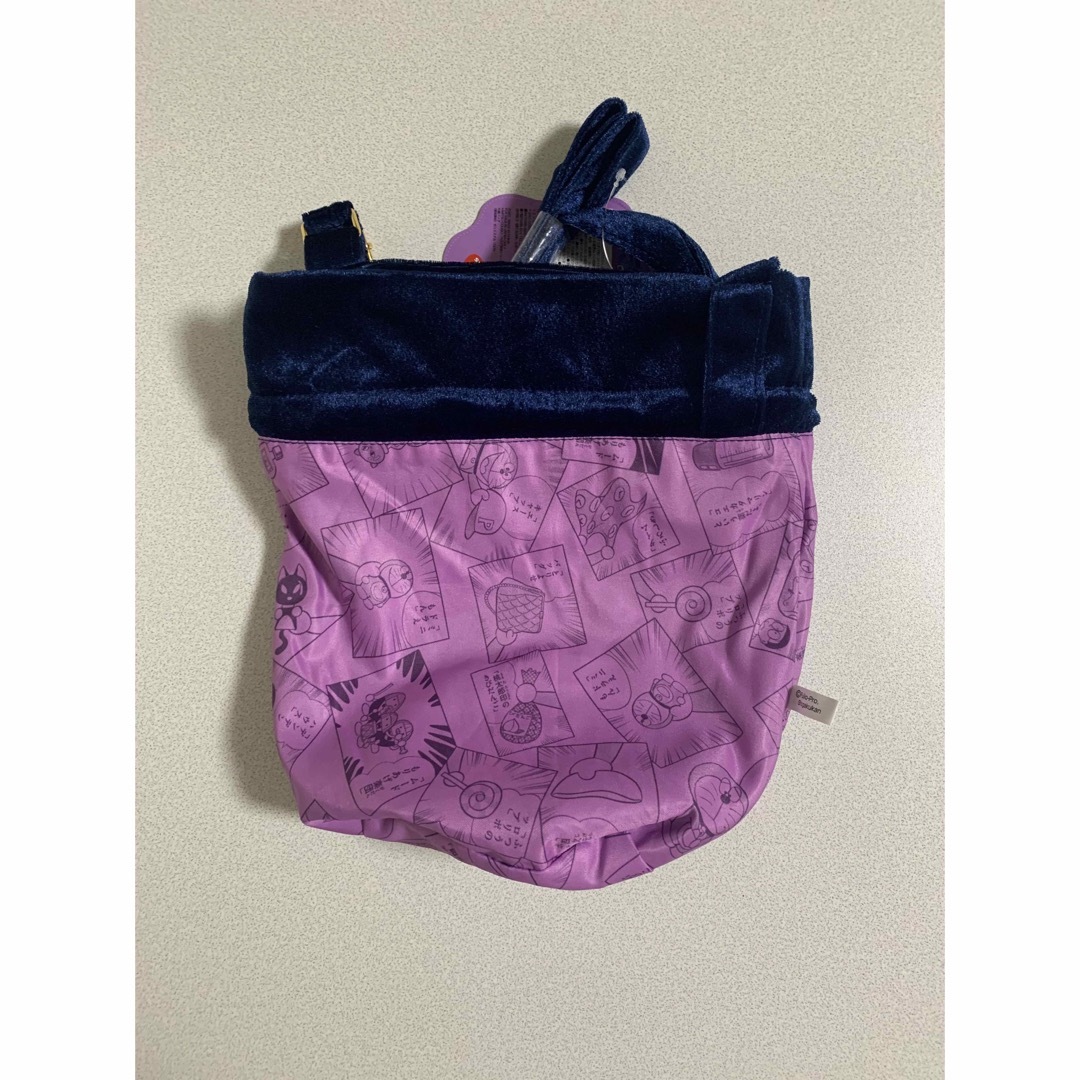 小学館(ショウガクカン)のドラえもん HIMITSU DOUGU ベロア雑貨シリーズ 巾着バッグ レディースのバッグ(ショルダーバッグ)の商品写真