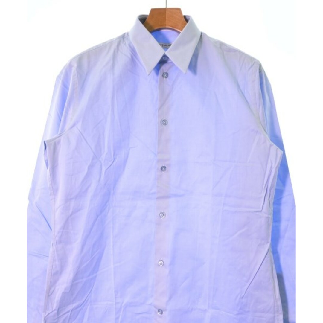 GIVENCHY(ジバンシィ)のGIVENCHY ジバンシー ドレスシャツ 39(M位) 青 【古着】【中古】 メンズのトップス(シャツ)の商品写真