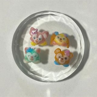 ダッフィー(ダッフィー)の【現品】ダッフィ&フレンズ3Dネイルパーツセット(デコパーツ)