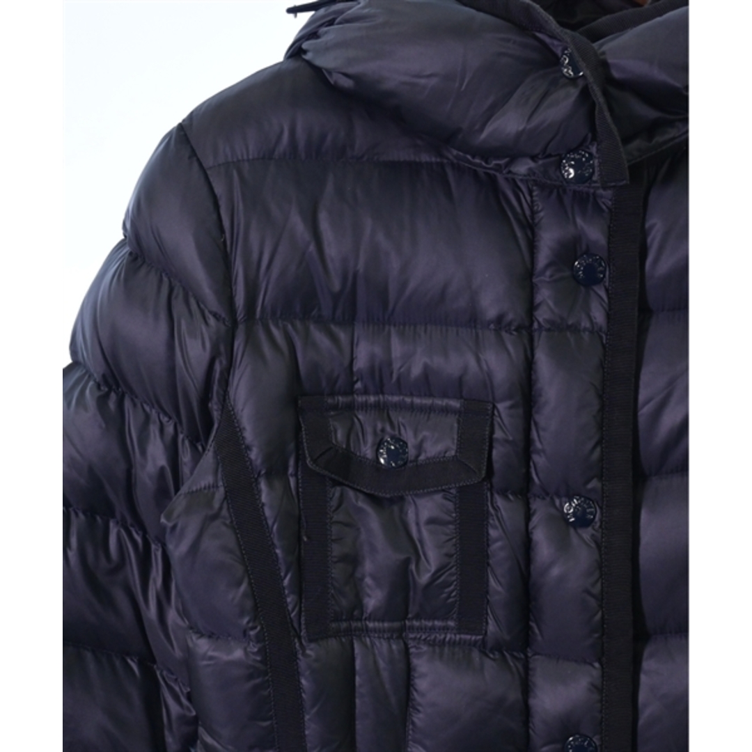 MONCLER(モンクレール)のMONCLER モンクレール ダウンコート 1(S位) 紺 【古着】【中古】 レディースのジャケット/アウター(ダウンコート)の商品写真