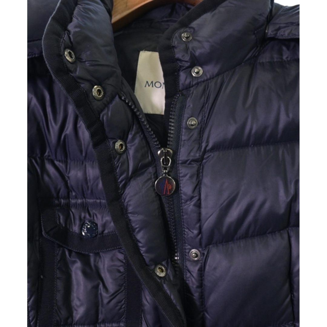 MONCLER(モンクレール)のMONCLER モンクレール ダウンコート 1(S位) 紺 【古着】【中古】 レディースのジャケット/アウター(ダウンコート)の商品写真