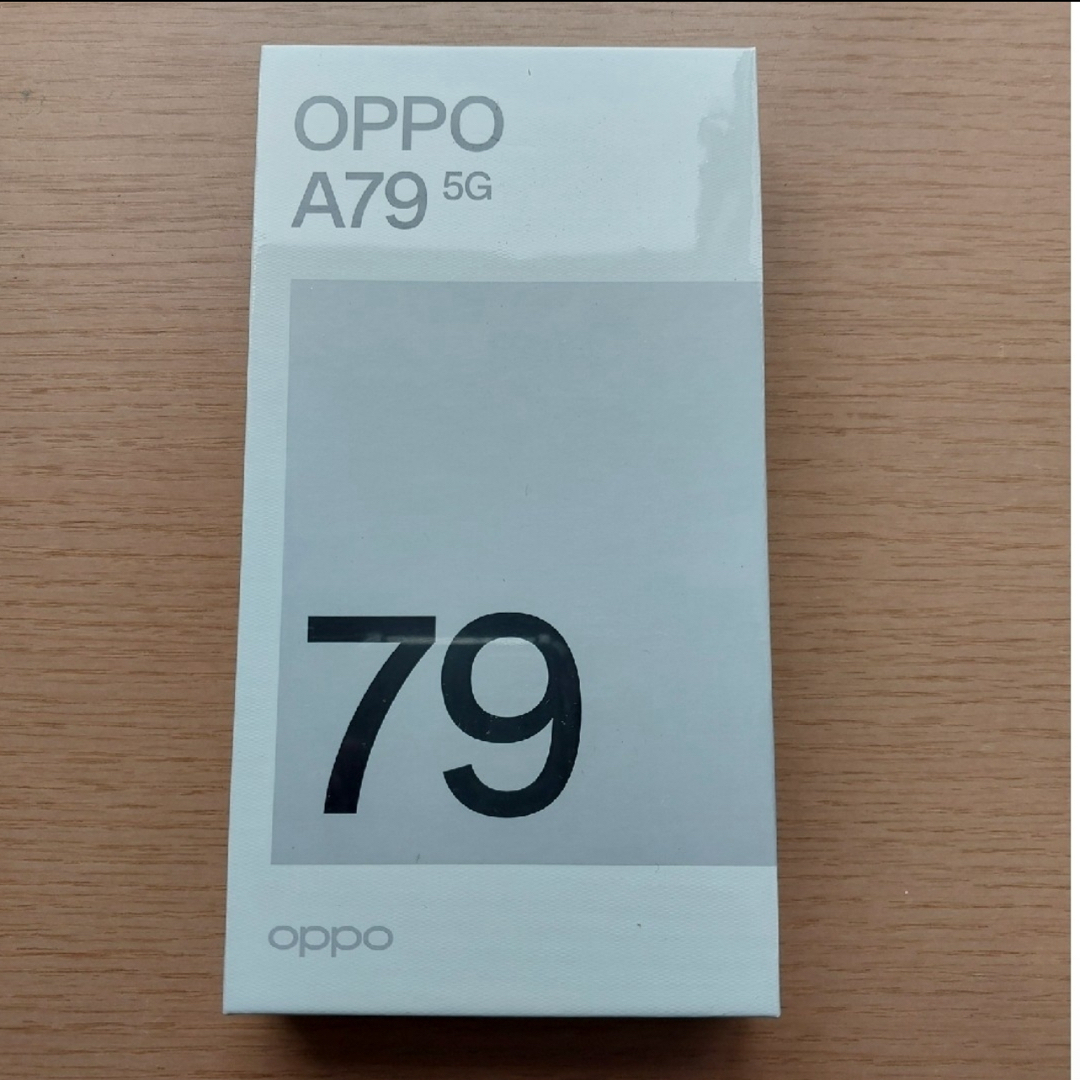 OPPO(オッポ)のOPPO A79 5G カラー   グローグリーン 新品 スマホ/家電/カメラのスマートフォン/携帯電話(スマートフォン本体)の商品写真
