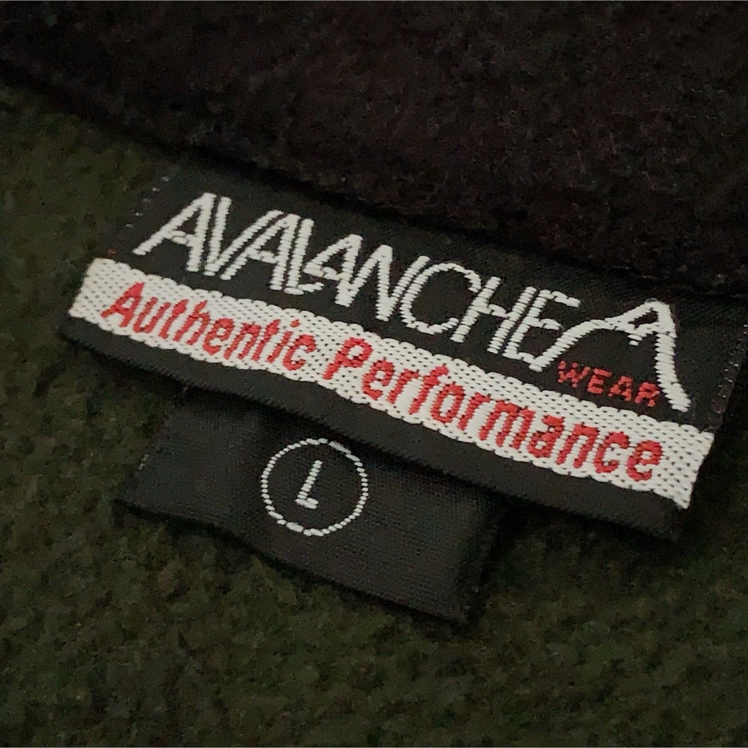 古着 カナダ製 “AVALANCHE” Fleece Jacket / グリーン メンズのジャケット/アウター(ブルゾン)の商品写真
