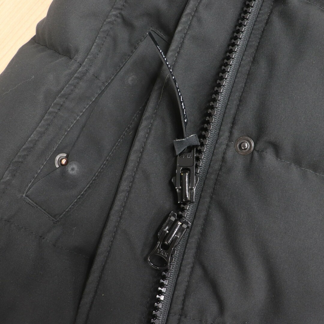 CANADA GOOSE(カナダグース)のITNRHDNGHMGK カナダグース ダウン ジャケット コート SHELBURNE 3802LA ブラック ファー パーカー サザビーリーグ レディース サイズXS レディースのジャケット/アウター(ダウンジャケット)の商品写真