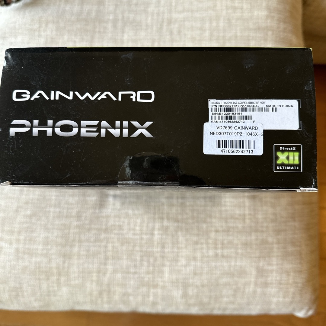 NVIDIA(エヌビディア)のGAINWARD GEFORCE RTX 3070 TI PHOENIX グラフ スマホ/家電/カメラのPC/タブレット(PCパーツ)の商品写真