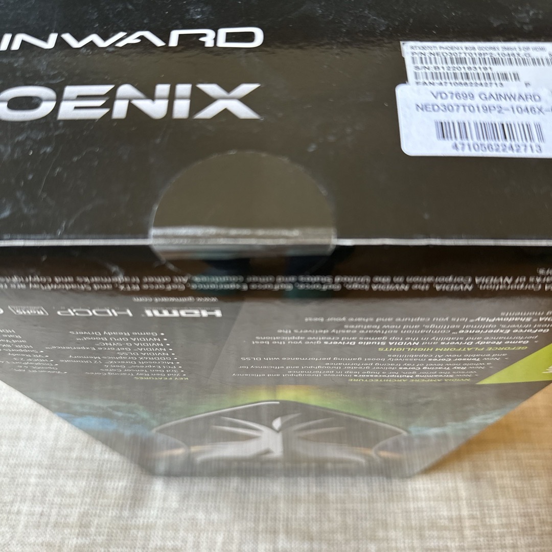 NVIDIA(エヌビディア)のGAINWARD GEFORCE RTX 3070 TI PHOENIX グラフ スマホ/家電/カメラのPC/タブレット(PCパーツ)の商品写真