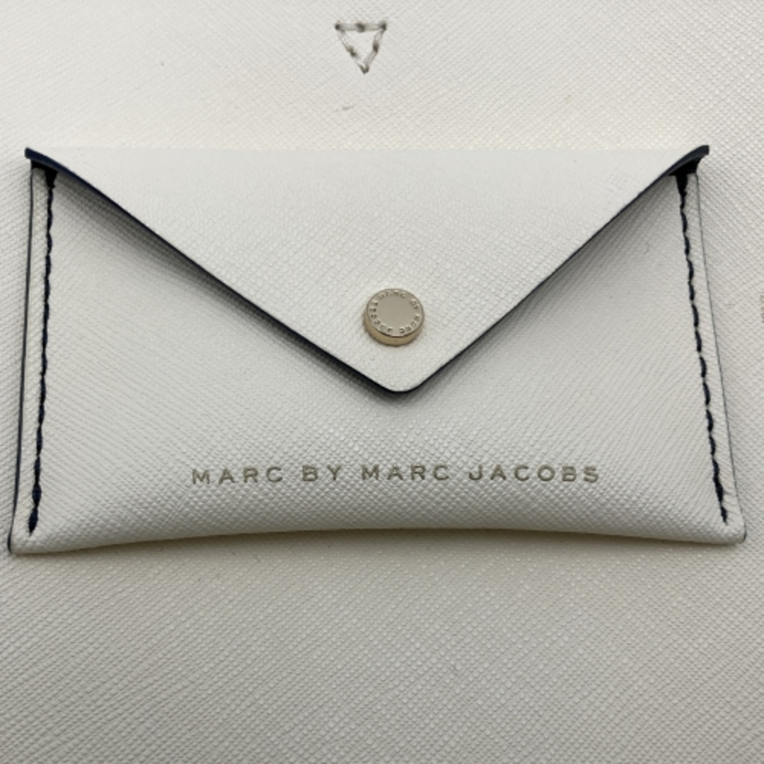 MARC BY MARC JACOBS(マークバイマークジェイコブス)のマークバイマークジェイコブス トートバッグ ハンドバッグ 中ポーチ ホワイト レザー MARC BY MARC JACOBS【中古】 レディースのバッグ(トートバッグ)の商品写真