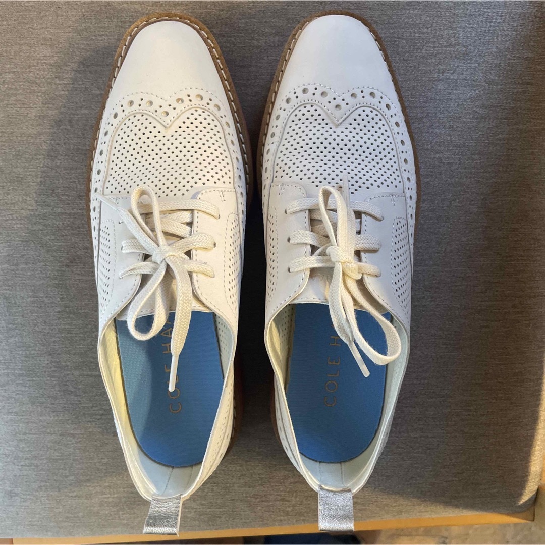 Cole Haan(コールハーン)の【美品】コールハン　羊皮　スニーカー　厚底 レディースの靴/シューズ(スニーカー)の商品写真