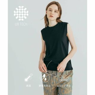 アーバンリサーチ(URBAN RESEARCH)の【BLACK】『UR TECH』ノースリーブカットソー(カットソー(長袖/七分))