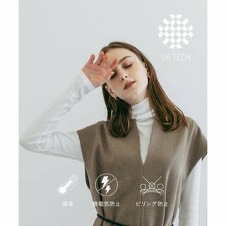 アーバンリサーチ(URBAN RESEARCH)の【WHITE】『UR TECH』タートルネックロングTシャツ(カットソー(長袖/七分))