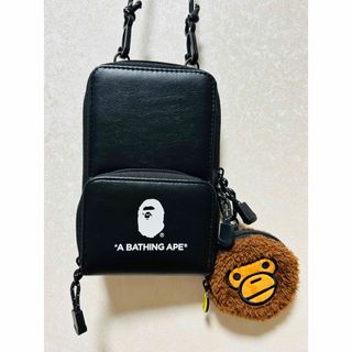 A BATHING APE - 【新品未使用】BAPE KIDS じゃばら式スマホショルダー＆マイロコインケース