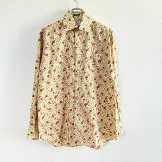 ポールスミス(Paul Smith)のM ポールスミス シャツ 花柄 イエロー メンズ(Tシャツ/カットソー(七分/長袖))