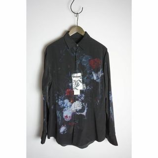 LAD MUSICIAN - 美品19SS LAD MUSICIAN デシン フラワー シャツ 黒1117N▲