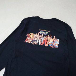 ハフ(HUF)の完売品　ハフ　ロンT　ENDING L/S TEE　ストリートファイター　黒(Tシャツ/カットソー(七分/長袖))