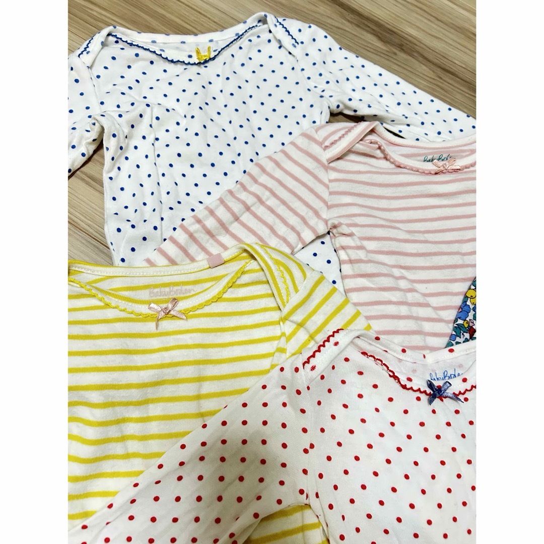 Boden(ボーデン)のBaby Boden ボーデン 長袖 ボディ 5枚セット キッズ/ベビー/マタニティのベビー服(~85cm)(ロンパース)の商品写真