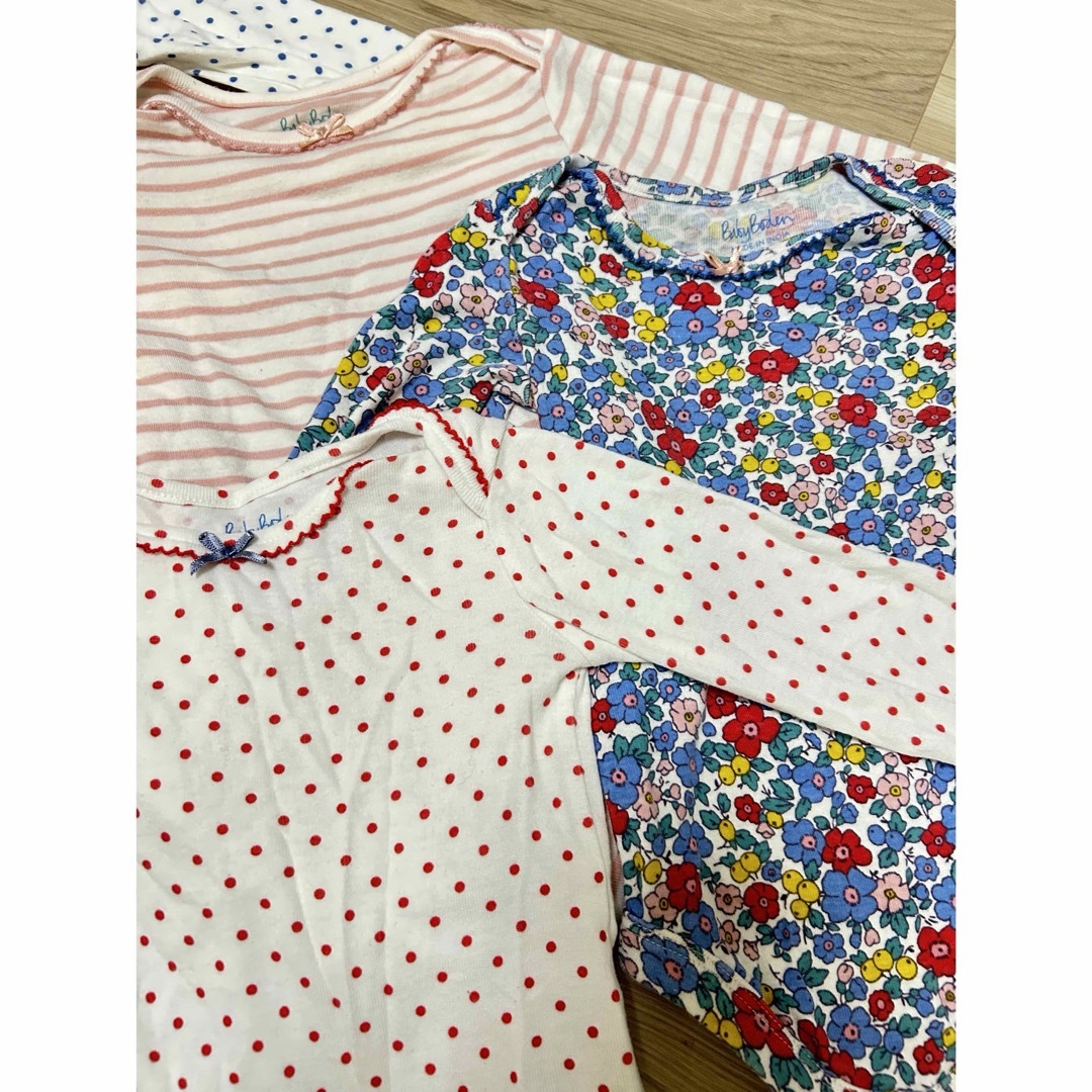 Boden(ボーデン)のBaby Boden ボーデン 長袖 ボディ 5枚セット キッズ/ベビー/マタニティのベビー服(~85cm)(ロンパース)の商品写真