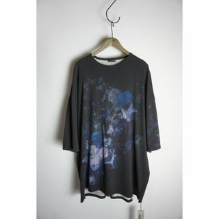 LAD MUSICIAN - 美品19SS LAD MUSICIAN フラワービッグ Tシャツ 紺1117N▲