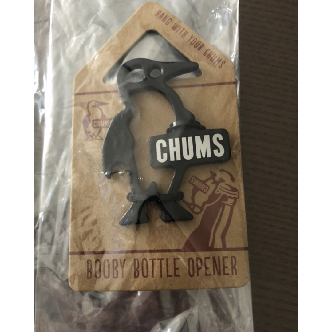 新品　CHUMS Booby チャムス キーホルダー 栓抜き  黒　ブラック メンズのファッション小物(キーホルダー)の商品写真