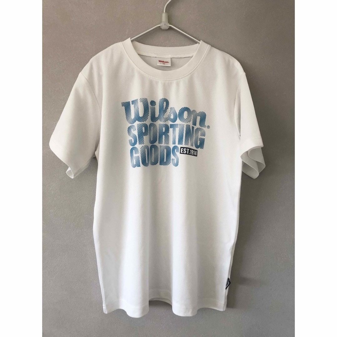 wilson(ウィルソン)のウィルソン　ロゴTシャツ　160 ホワイト キッズ/ベビー/マタニティのキッズ服男の子用(90cm~)(Tシャツ/カットソー)の商品写真