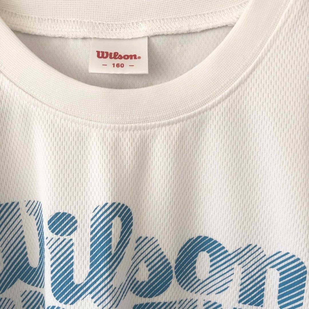 wilson(ウィルソン)のウィルソン　ロゴTシャツ　160 ホワイト キッズ/ベビー/マタニティのキッズ服男の子用(90cm~)(Tシャツ/カットソー)の商品写真