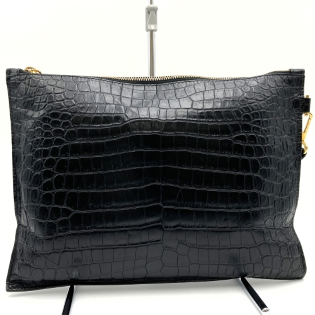 VERSACE - ヴェルサーチ クラッチバッグ セカンドバッグ クロコ型押し VERSACE - ヴェルサーチ クラッチバッグ セカンドバッグ クロコ型押し