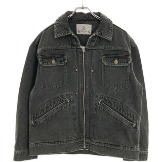 バル(BAL)のBAL バル Jose Parla EASE EXCLUSIVE ZIP UP JEAN JACKET デニムジャケット ブラック L BAL-EE-005(Gジャン/デニムジャケット)