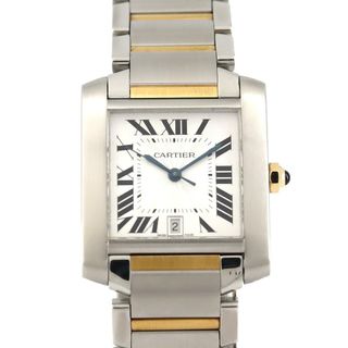 カルティエ(Cartier)のカルティエ タンクフランセーズLM コンビ W51005Q4 SSxYG 自動巻(腕時計(アナログ))