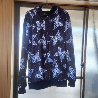 ニーアクロージング(NieR Clothing)の【NieR】内側防寒ふわもこパーカー BUTTERFLY 蝶(パーカー)