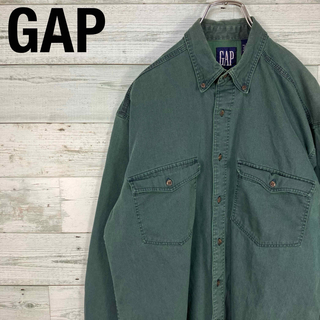 ギャップ(GAP)のGAP オールドギャップ 90s 90年代 旧タグ 紺タグ ボタンダウンシャツ(シャツ)