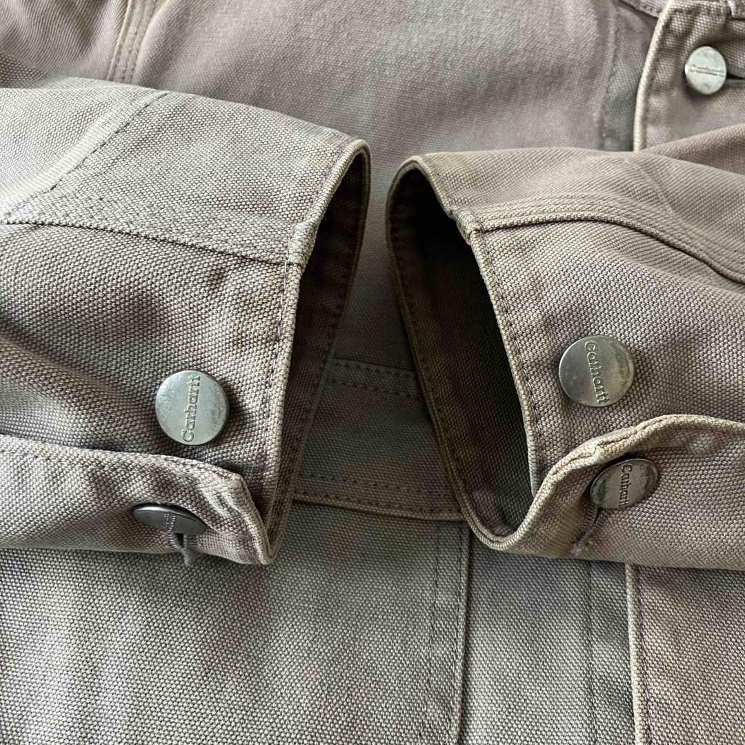 carhartt(カーハート)のカーハート ダック素材 ロゴタグ 4ポケット USAサイズ ワーク カバーオール メンズのジャケット/アウター(カバーオール)の商品写真