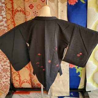 豪華刺繍 羽織 着物コート 正絹 カーディガン 和風コート(着物)