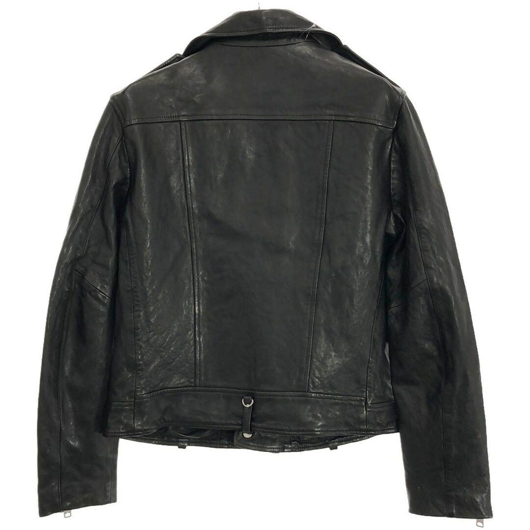 ALLSAINTS オールセインツ SORA BIKER シープレザーダブルライダースジャケット ブラック S メンズのジャケット/アウター(ライダースジャケット)の商品写真