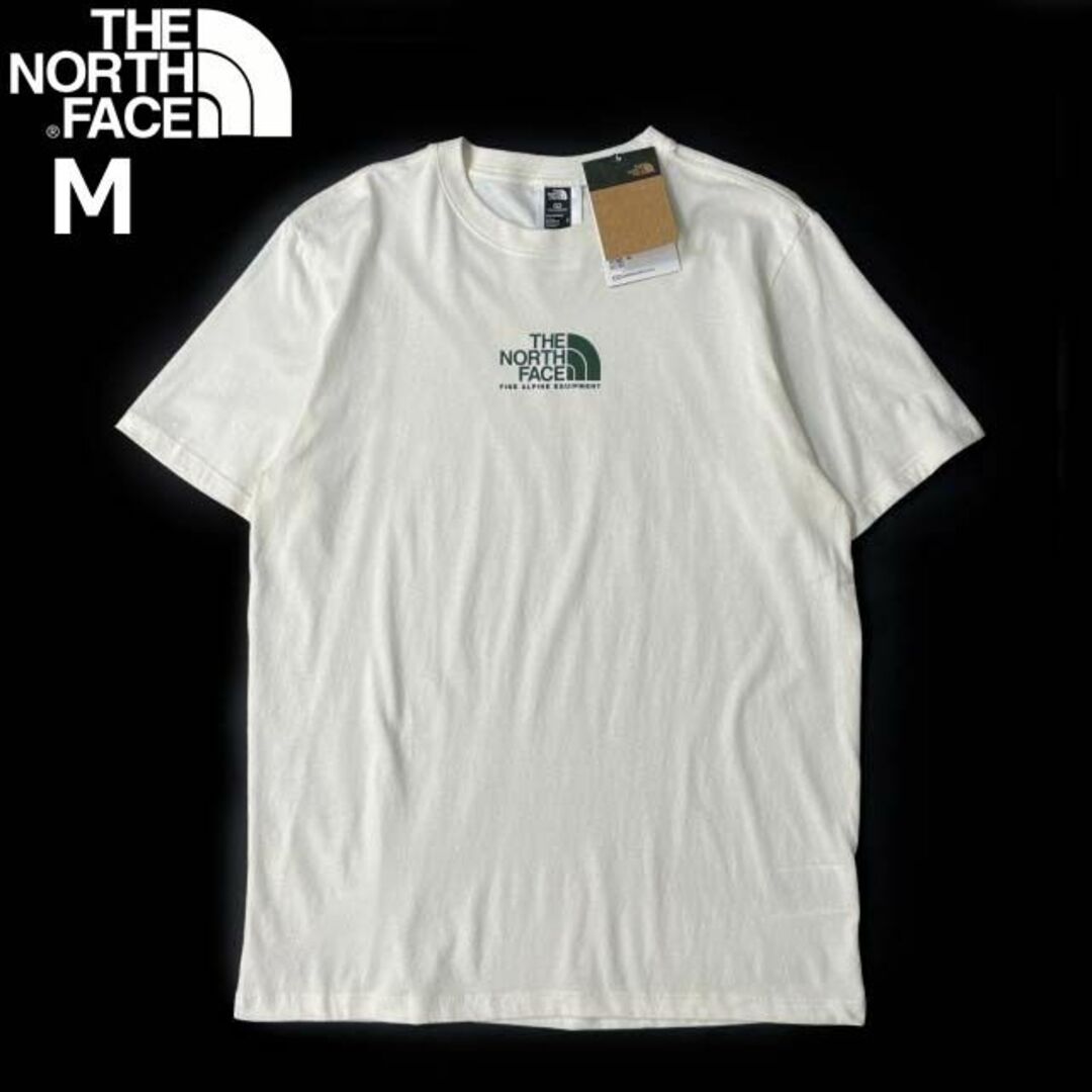 THE NORTH FACE(ザノースフェイス)のノースフェイス 半袖 Tシャツ US ハーフドームロゴ(M)白 180902 メンズのトップス(Tシャツ/カットソー(半袖/袖なし))の商品写真