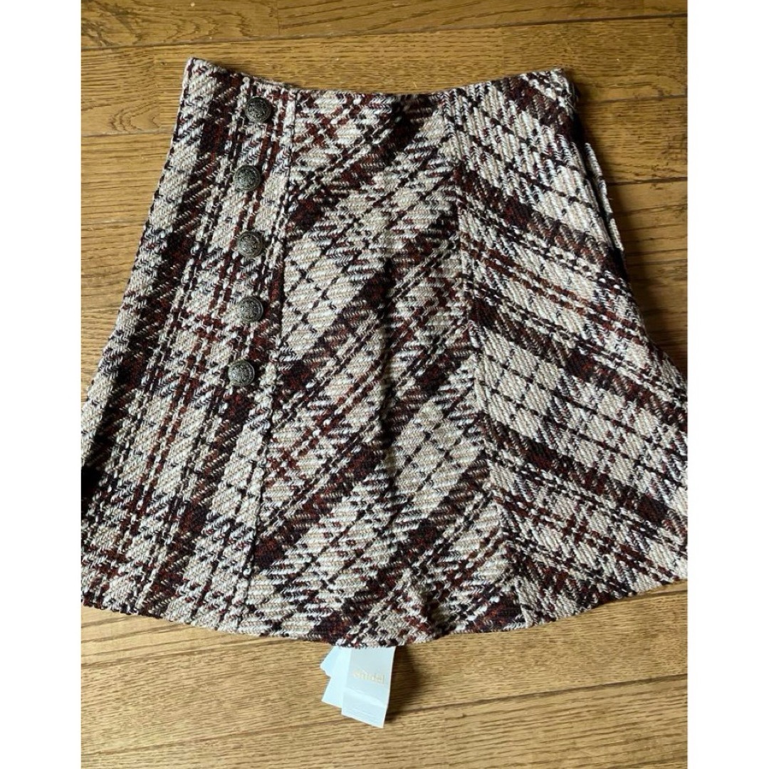 SNIDEL(スナイデル)のsnidel ウールフレアショートSK レディースのスカート(ミニスカート)の商品写真